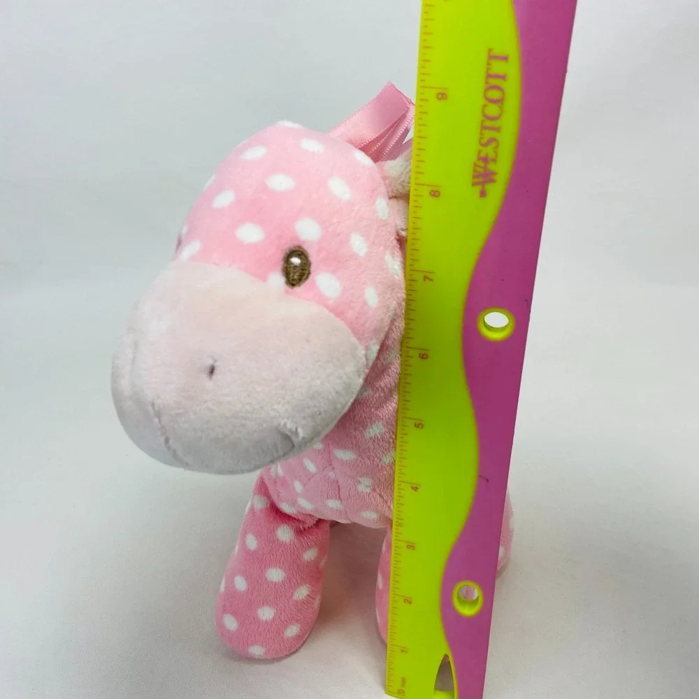 Baby Gund Lolly & Friends Pink White Polka Dots 9
